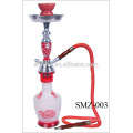 Nouveau design verre shisha de narguilé couleur fumée shisha